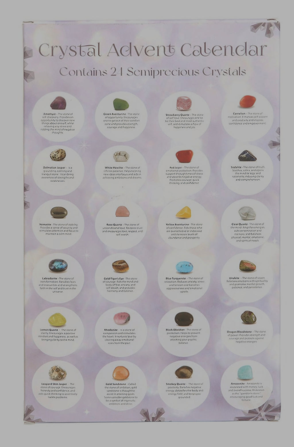24 Day Crystal Advent Calendar
