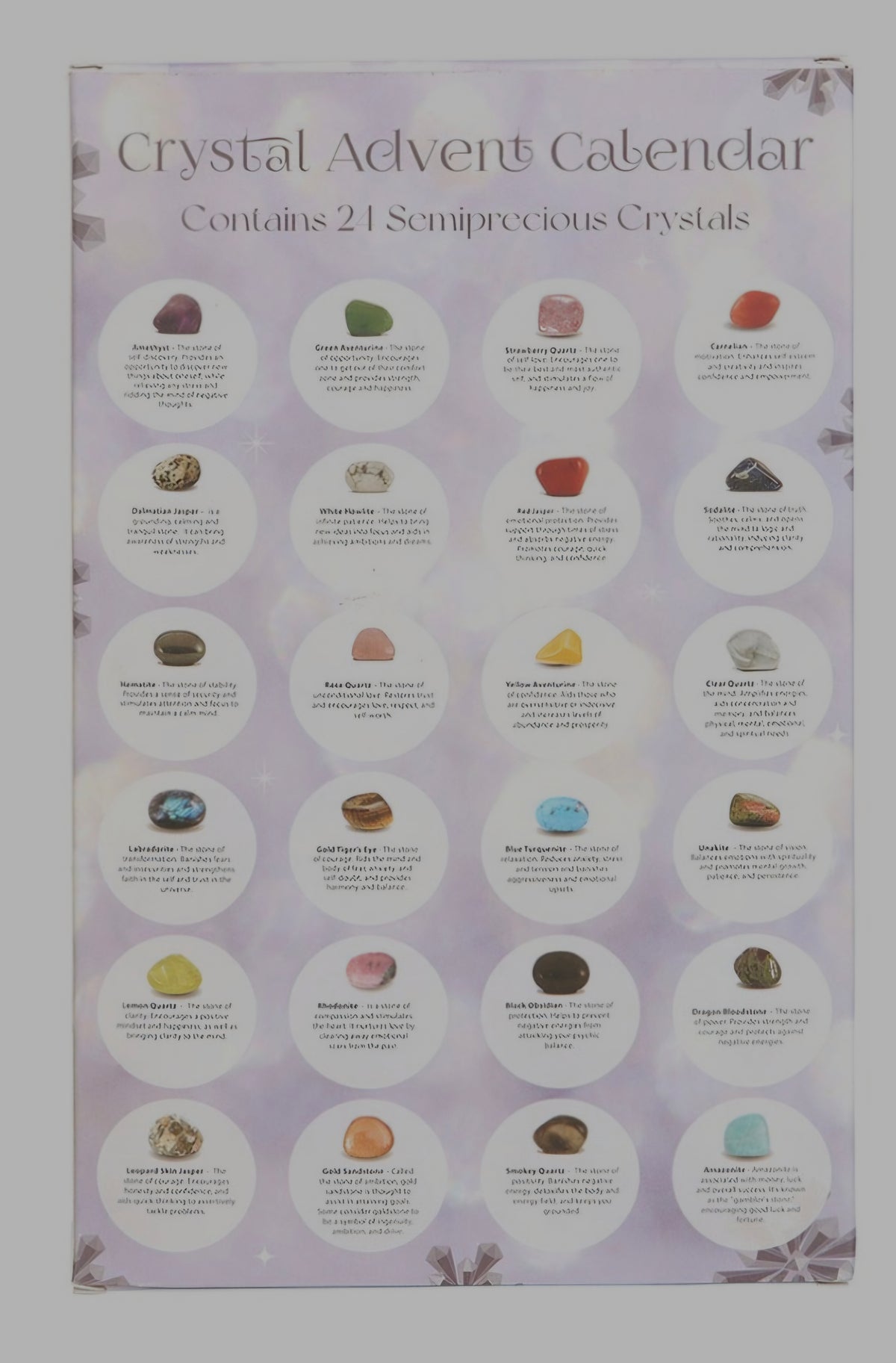24 Day Crystal Advent Calendar